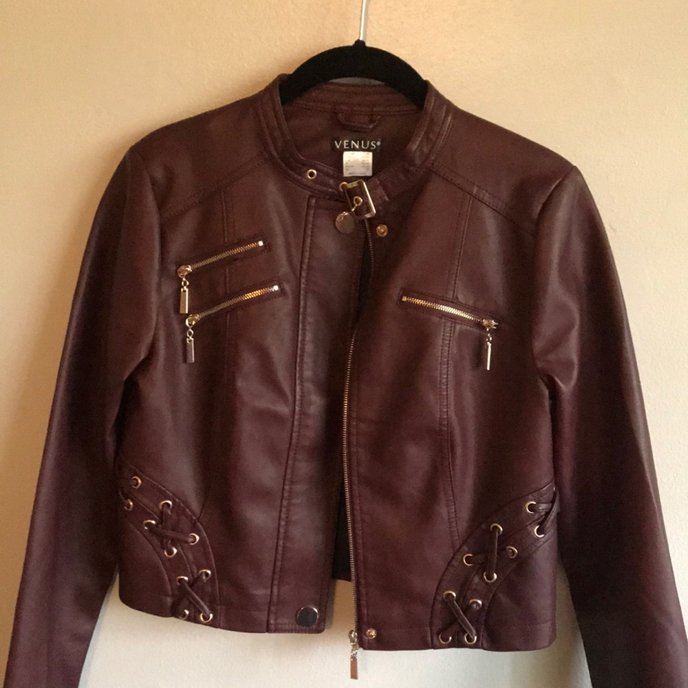 Burgundy Venus Jacket XS